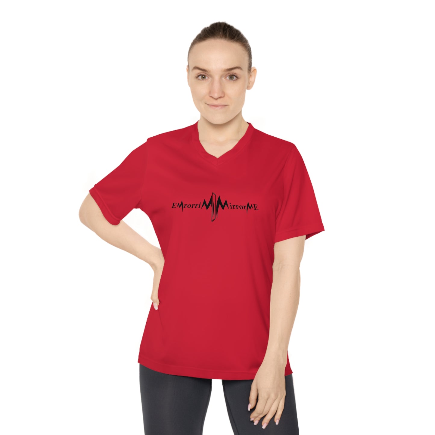 Performance V-Neck T-Shirt (Mirrored Logo)
