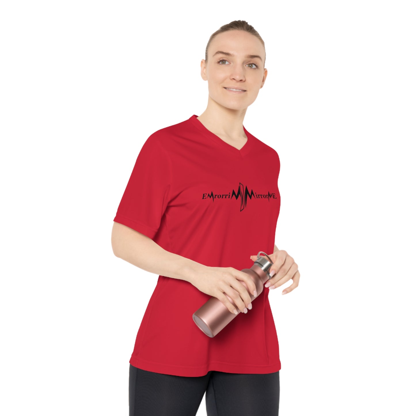 Performance V-Neck T-Shirt (Mirrored Logo)
