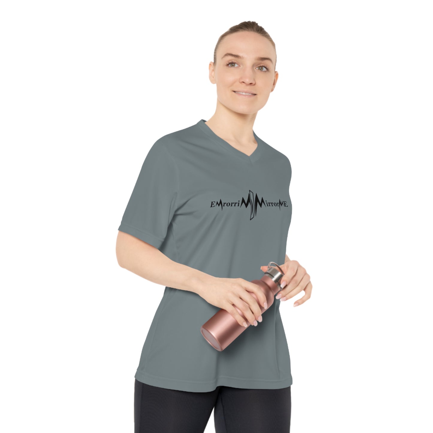 Performance V-Neck T-Shirt (Mirrored Logo)