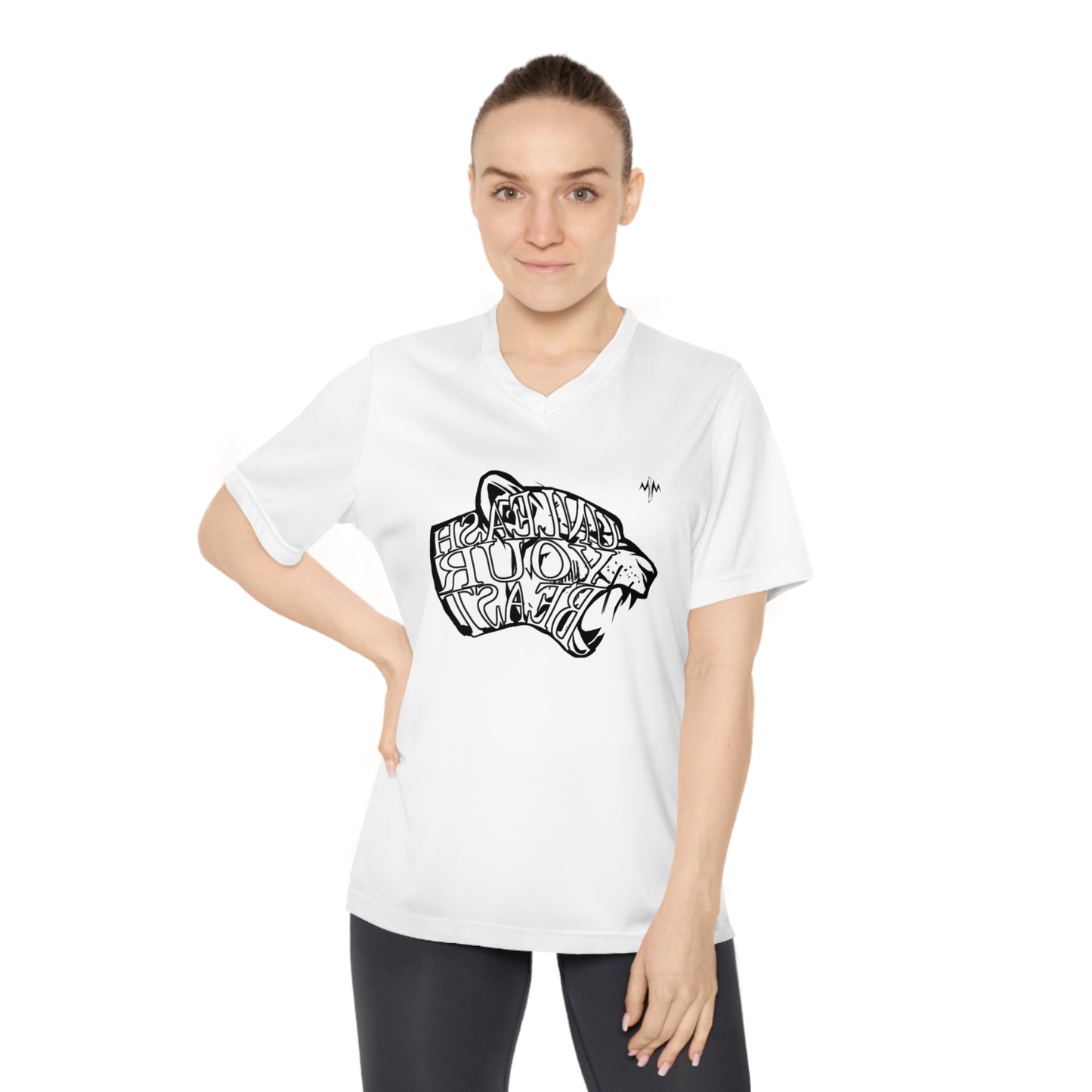 Performance V-Neck T-Shirt (Lioness)