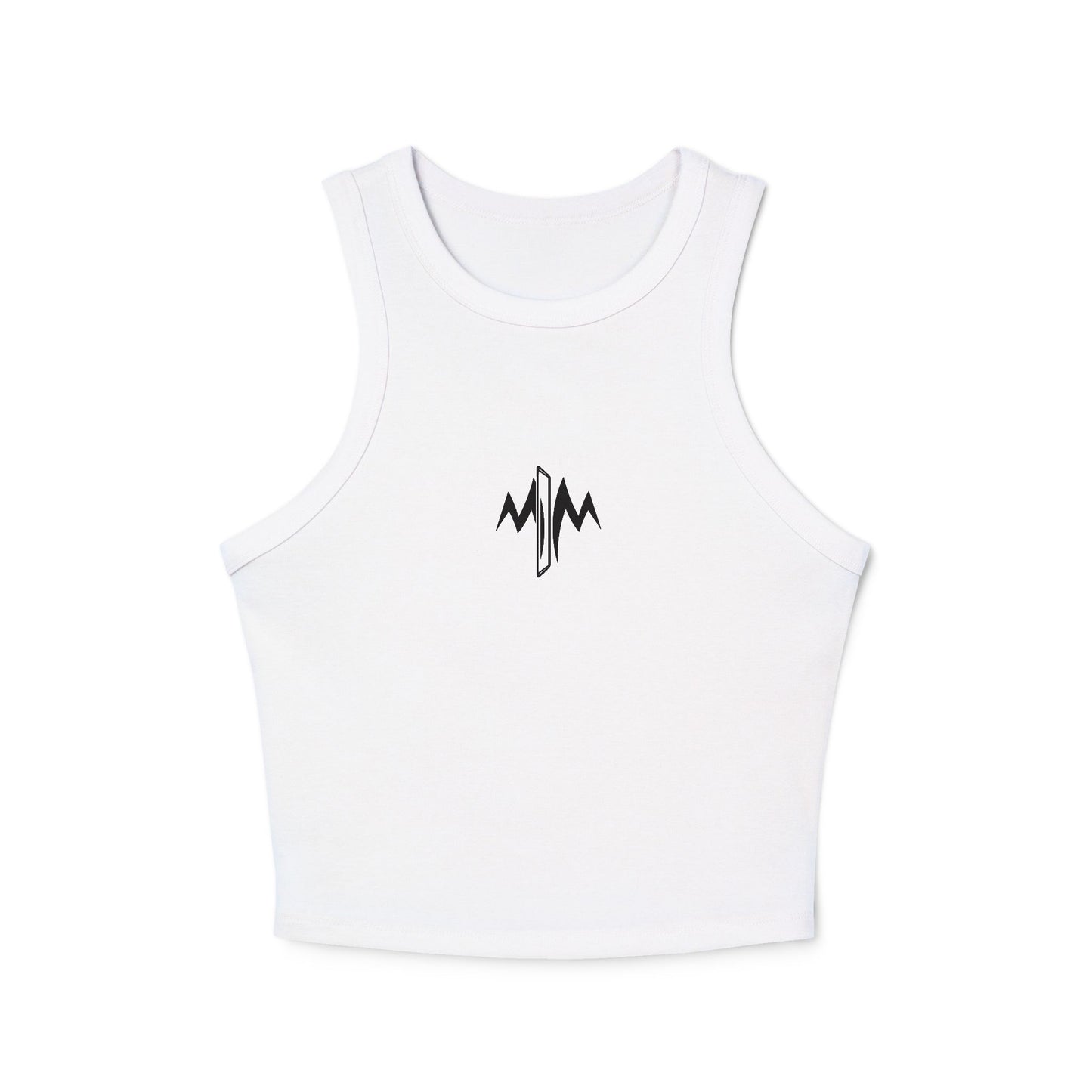Micro Rib Racer Tank Top (Logo)