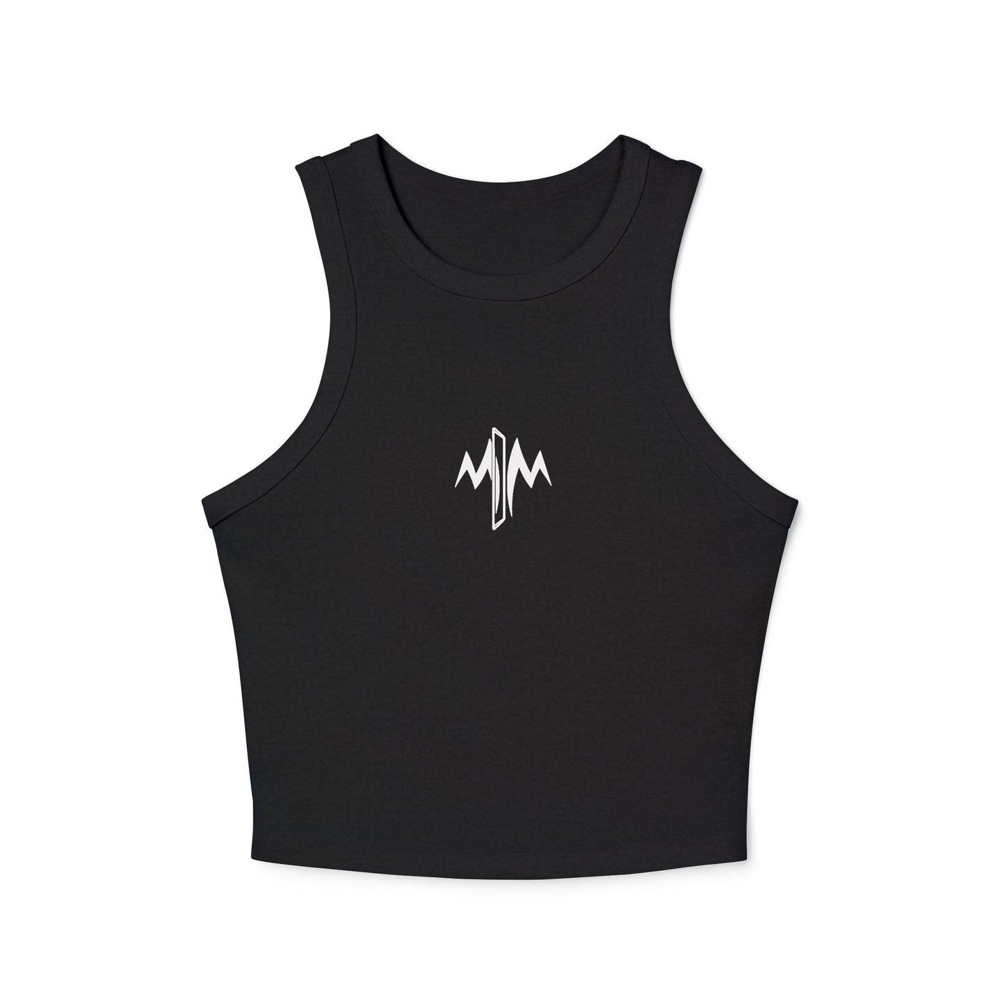 Micro Rib Racer Tank Top (Logo)