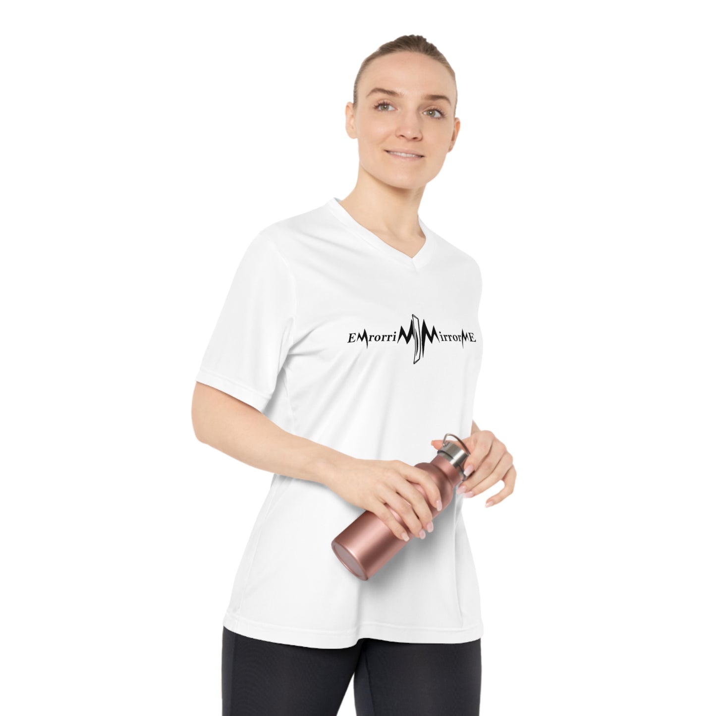 Performance V-Neck T-Shirt (Mirrored Logo)