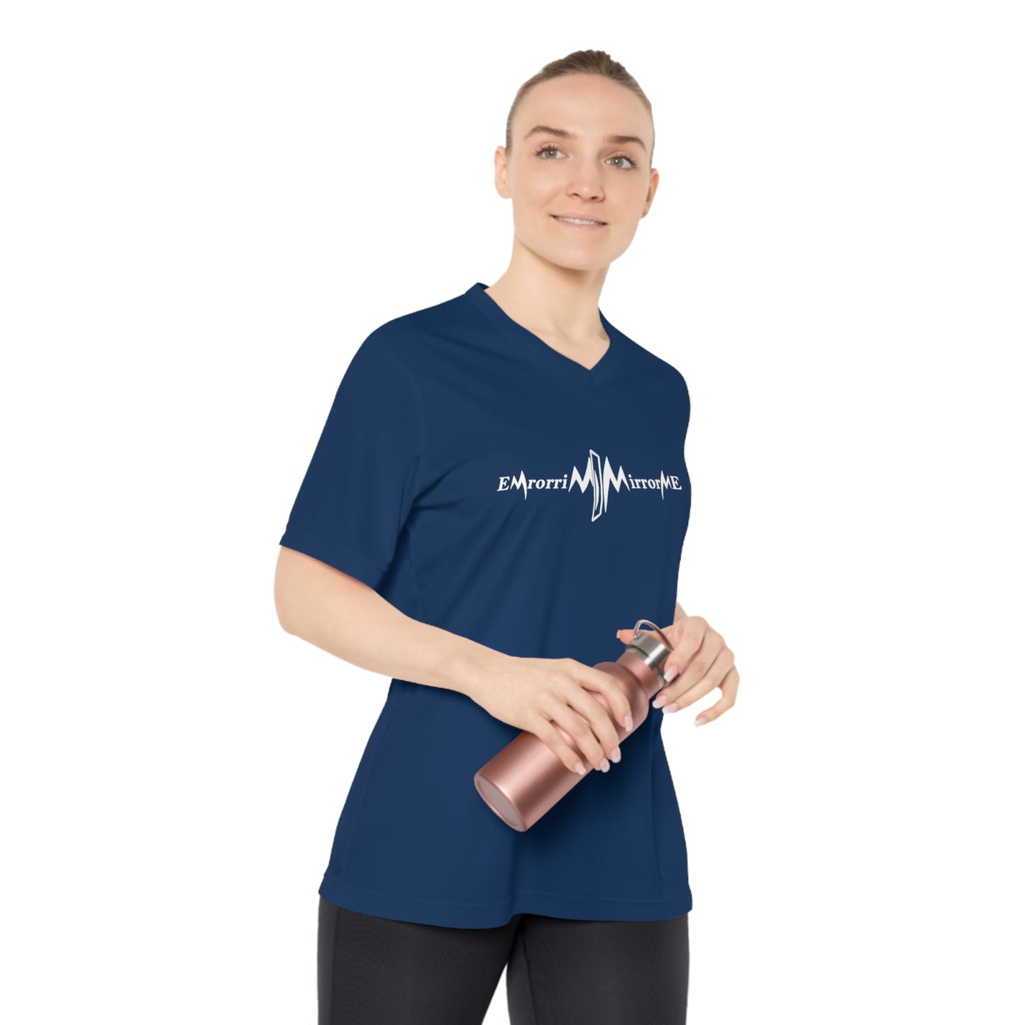 Performance V-Neck T-Shirt (Mirrored Logo)
