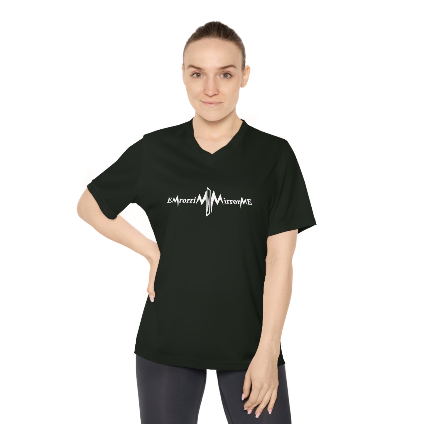 Performance V-Neck T-Shirt (Mirrored Logo)