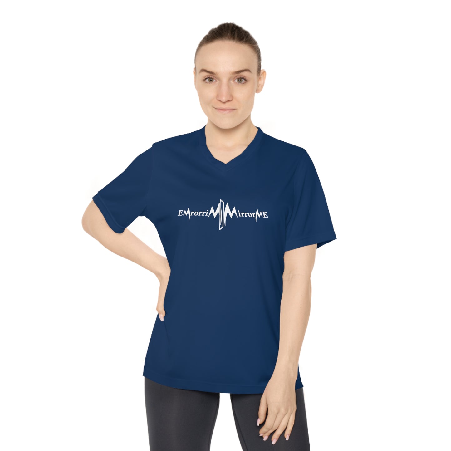 Performance V-Neck T-Shirt (Mirrored Logo)
