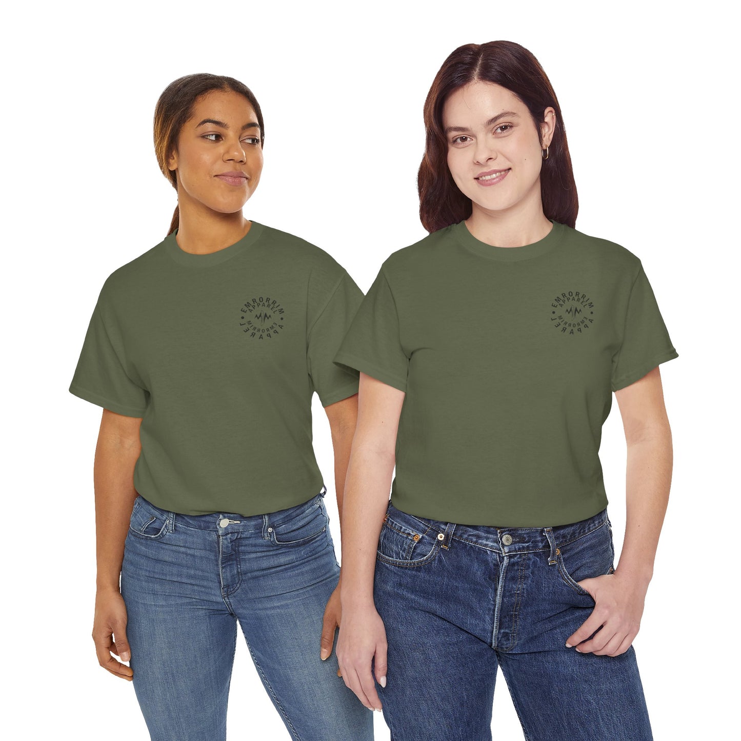 Heavy Cotton Tee (Circle Logo)