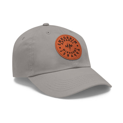 Hat with Leather Patch (Circle Logo)