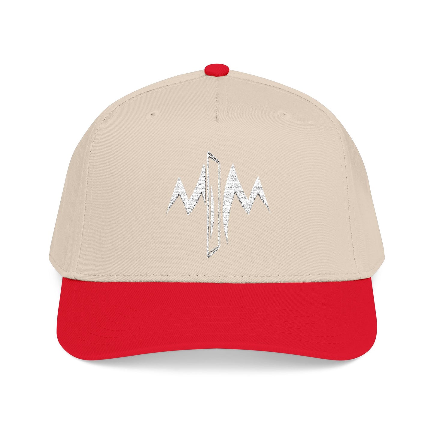 Mid Profile Baseball Cap (Embroidered Logo)