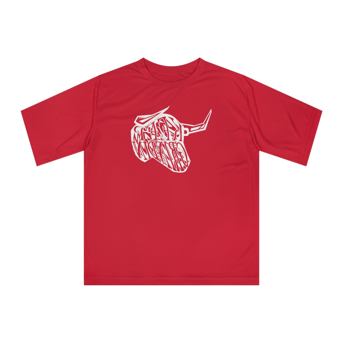 Men's Zone Performance T-shirt (Bull)