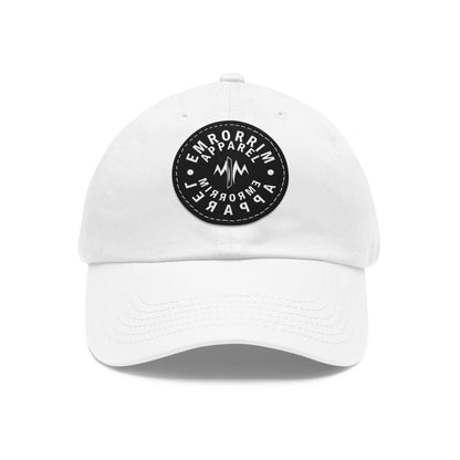 Hat with Leather Patch (Circle Logo)