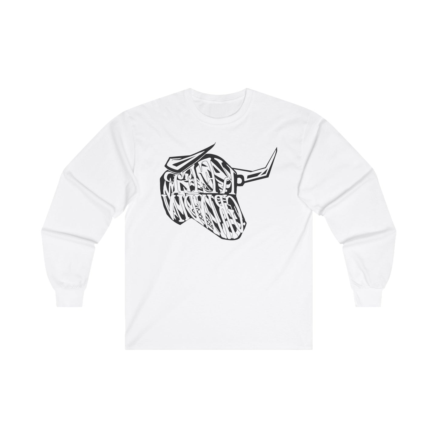 Ultra Cotton Long Sleeve Tee (Bull)