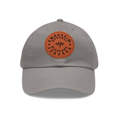 Hat with Leather Patch (Circle Logo)