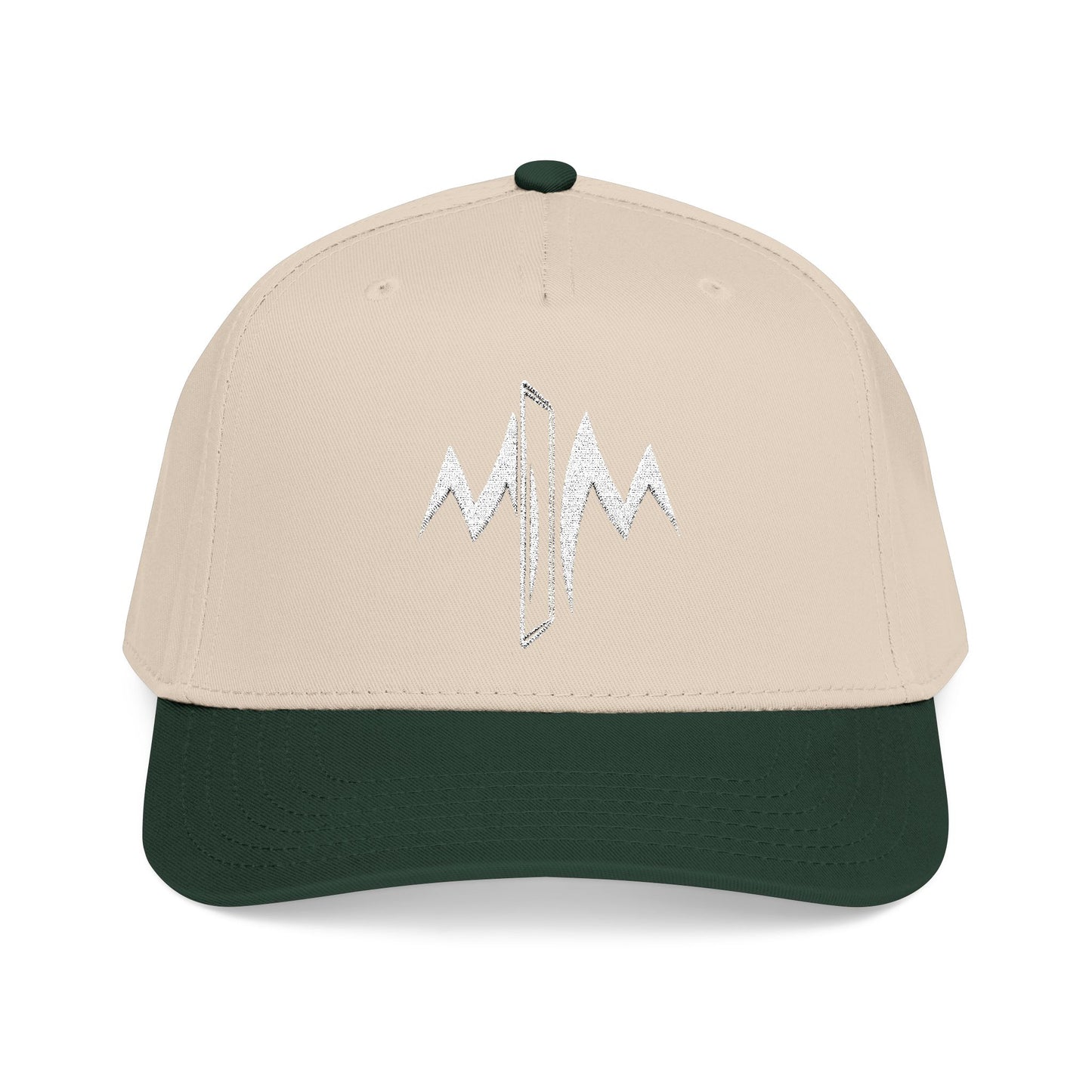 Mid Profile Baseball Cap (Embroidered Logo)