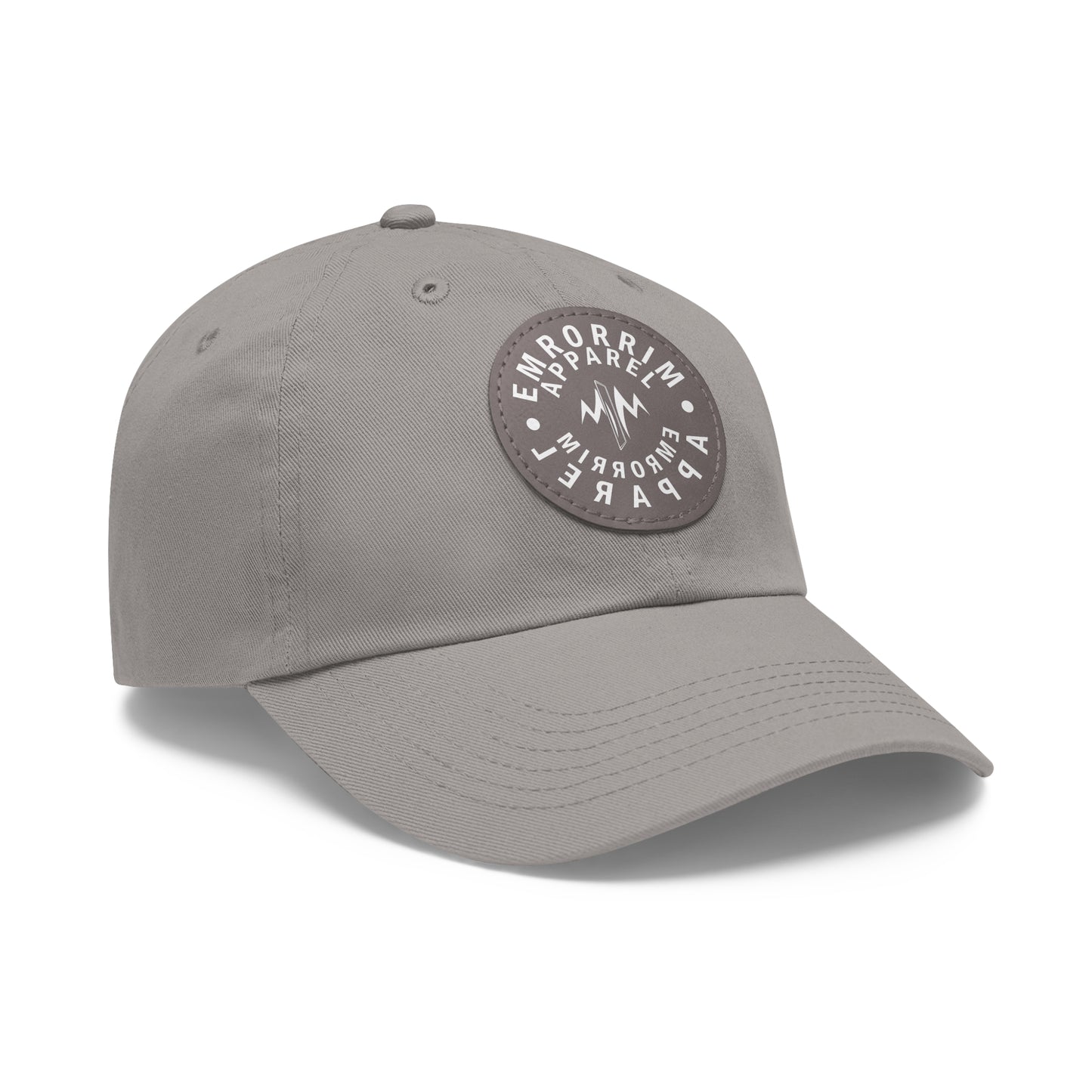 Hat with Leather Patch (Circle Logo)