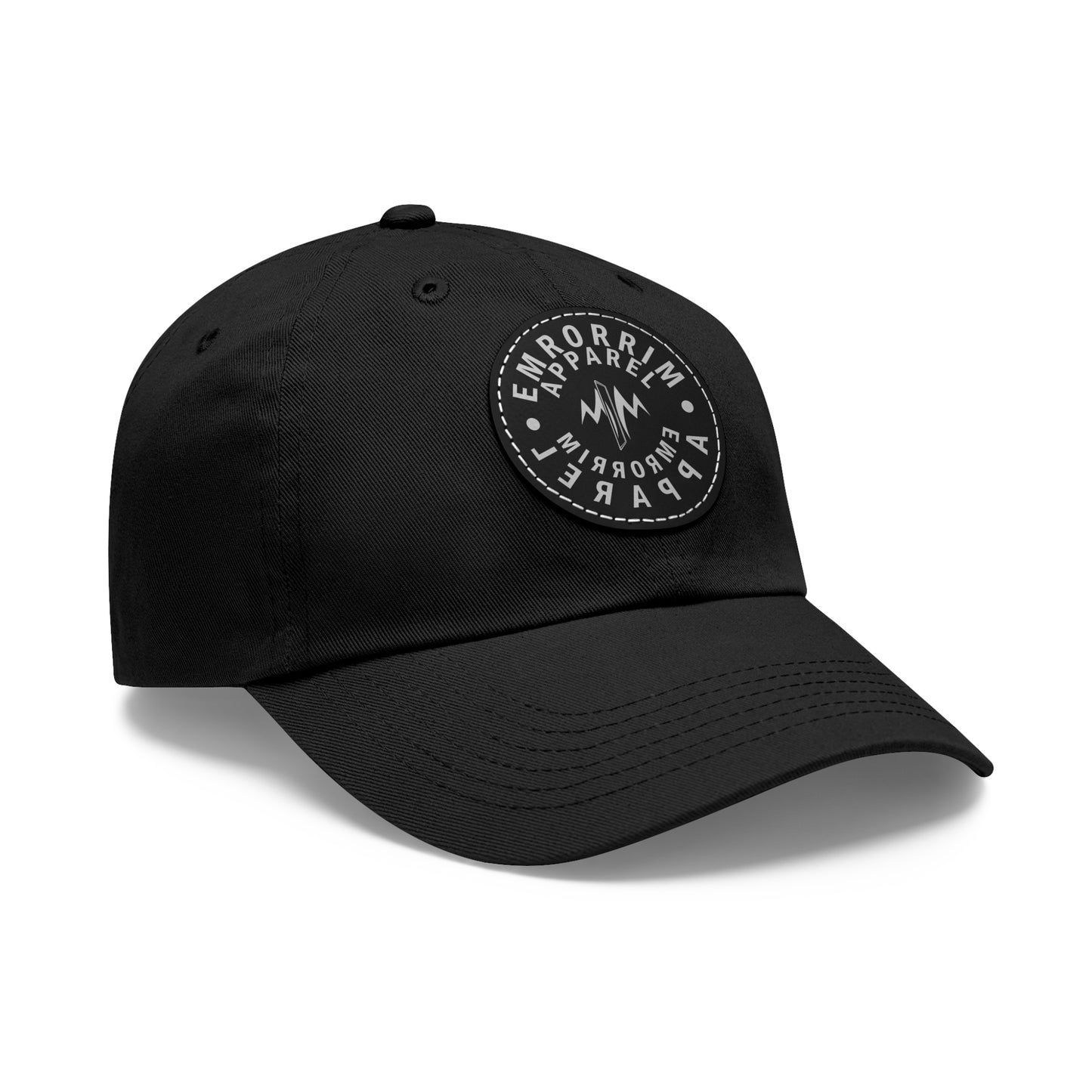 Hat with Leather Patch (Circle Logo)